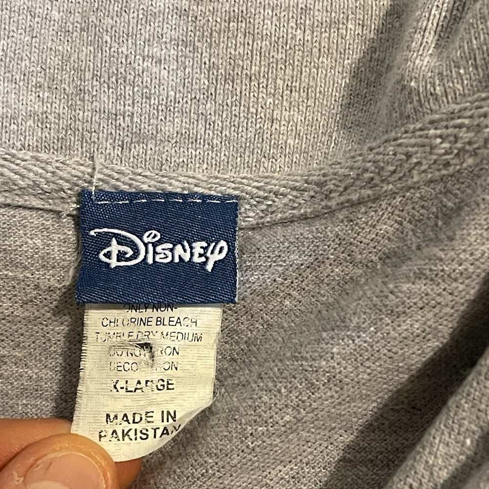 Disney Shirt Men XL Gray Mickey‎ Mouse Florida Polo Lightweight Vacation Casual - Picture 3 of 8